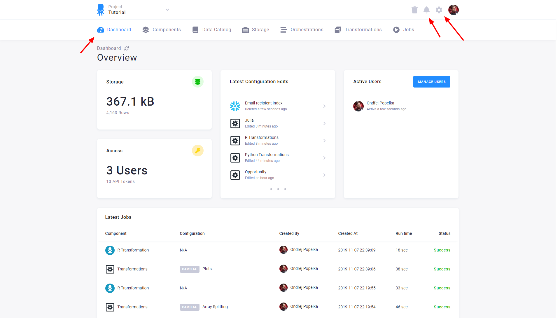 Screenshot - Project Overview